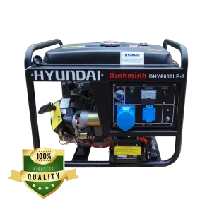 Máy phát điện chạy dầu 3 pha Hyundai DHY6000LE-3 7.3kVA